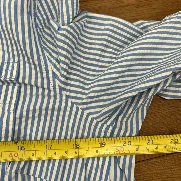 Vineyard Vines Blue Striped Swim Coverup - Picture 8 of 12
